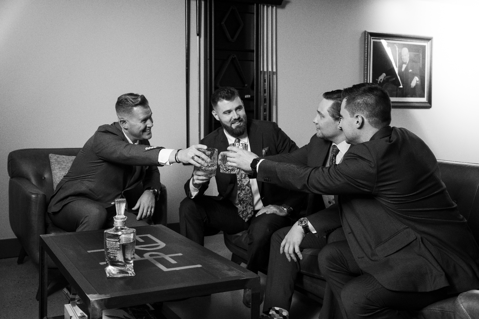 PHG advisors sharing a toast